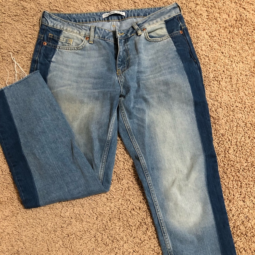 Zara cropped jeans
